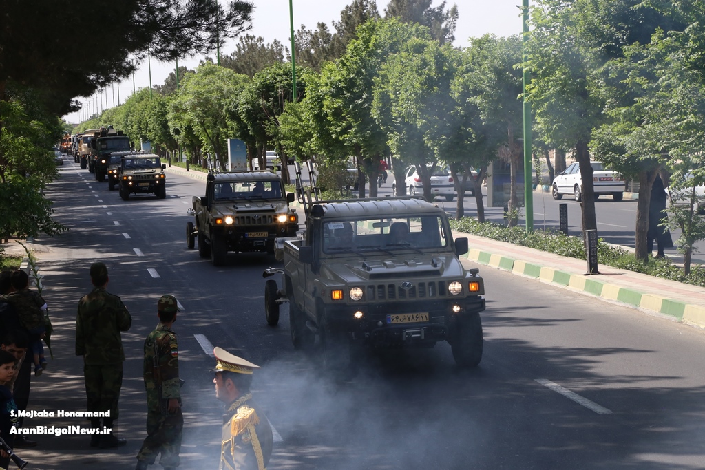 گزارش تصویری رژه خودرویی گروه ۸۴۰ موشکی نزاجا به مناسبت ۲۹ فروردین، روز ارتش جمهوری اسلامی ایران
